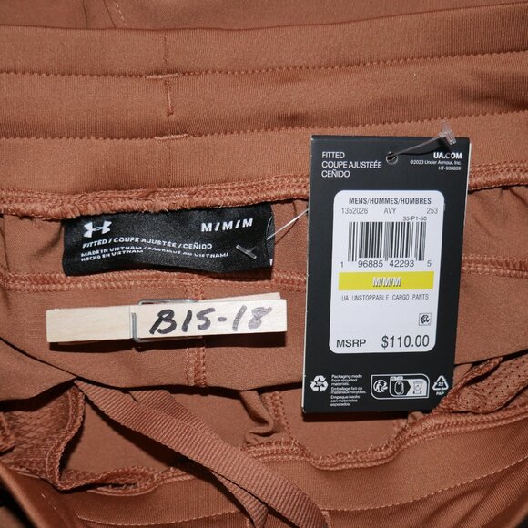 Under Armour Unstoppable Fitted Cargo Pants Men’s Size M 1352026-253 - Picture 7 of 11